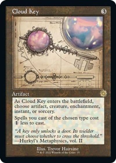 Cloud Key Schematic The Brothers' War: Retro Frame Artifacts Magic card