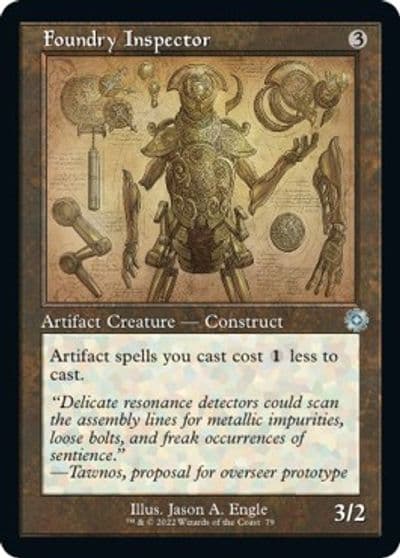 Foundry Inspector Schematic The Brothers' War: Retro Frame Artifacts Magic card