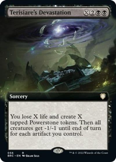 Terisiares Devastation Extended Art Commander: The Brothers' War Magic card