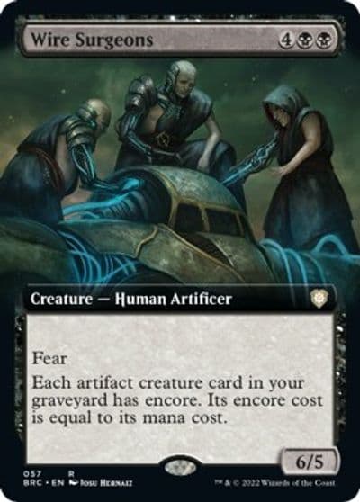 Wire Surgeons Extended Art Commander: The Brothers' War Magic card