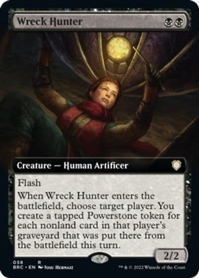 Wreck Hunter Extended Art Commander: The Brothers' War Magic card