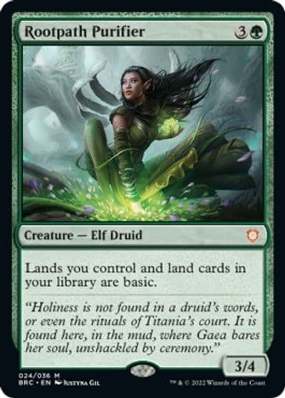 Rootpath Purifier Commander: The Brothers' War Magic card