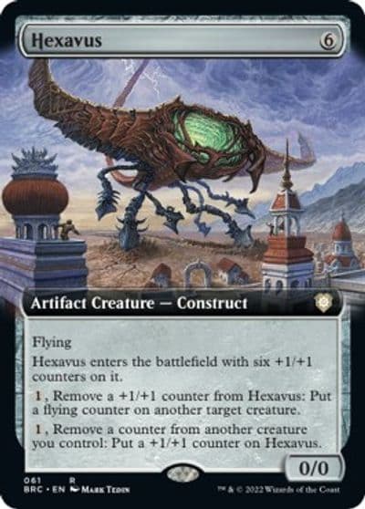Hexavus Extended Art Commander: The Brothers' War Magic card