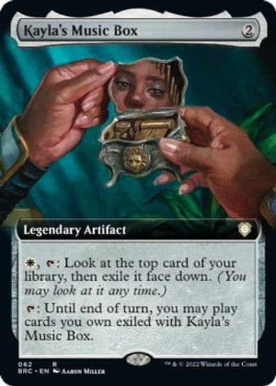 Kaylas Music Box Extended Art Commander: The Brothers' War Magic card