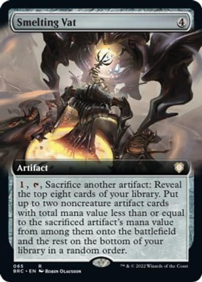 Smelting Vat Extended Art Commander: The Brothers' War Magic card