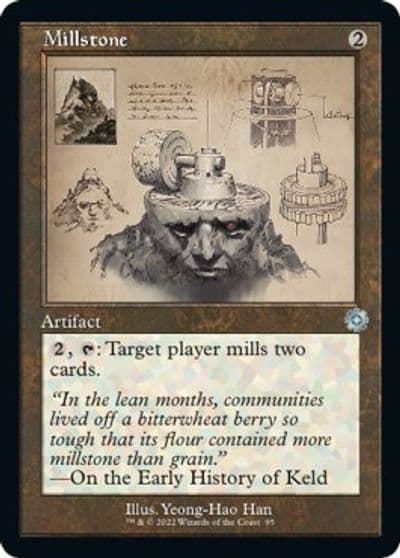 Millstone Schematic The Brothers' War: Retro Frame Artifacts Magic card