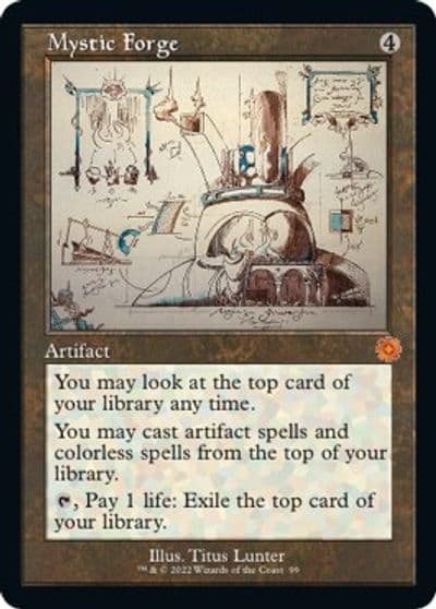 Mystic Forge Schematic The Brothers' War: Retro Frame Artifacts Magic card