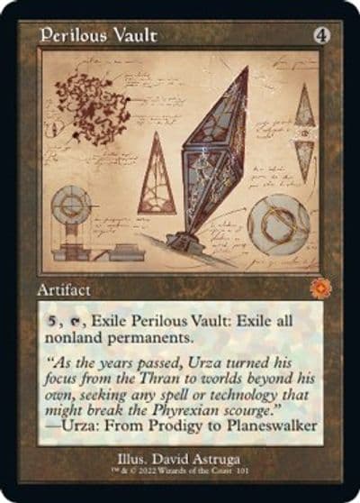 Perilous Vault Schematic The Brothers' War: Retro Frame Artifacts Magic card