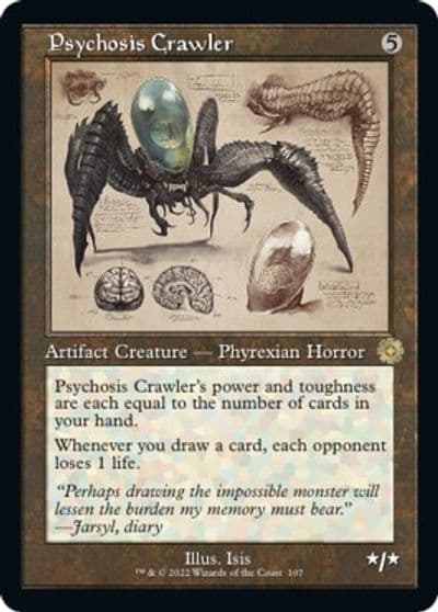 Psychosis Crawler Schematic The Brothers' War: Retro Frame Artifacts Magic card