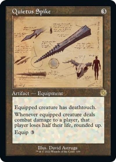 Quietus Spike Schematic The Brothers' War: Retro Frame Artifacts Magic card