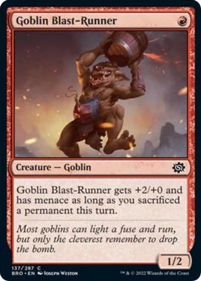 Goblin Blast Runner The Brothers' War Magic card