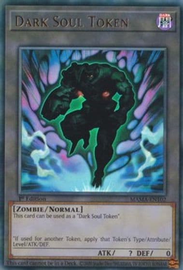 Dark Soul Token Magnificent Mavens Yu-Gi-Oh! card