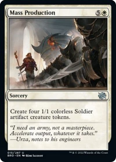 Mass Production The Brothers' War Magic card