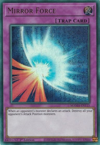 Mirror Force Ultra Pharaohs Rare Magnificent Mavens Yu-Gi-Oh! card