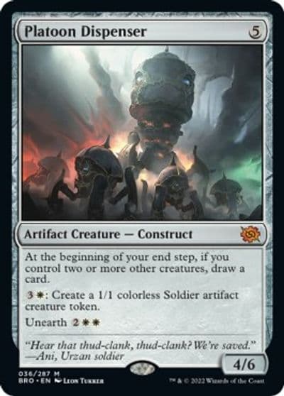 Platoon Dispenser The Brothers' War Magic card