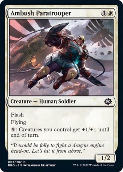Ambush Paratrooper The Brothers' War Magic card