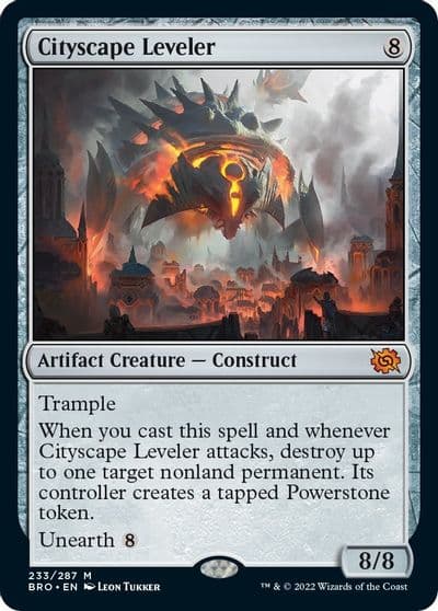 Cityscape Leveler The Brothers' War Magic card