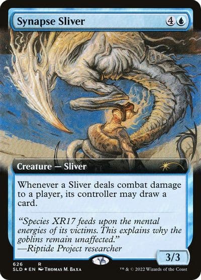 Synapse Sliver Extended Art Secret Lair Drop Series Magic card