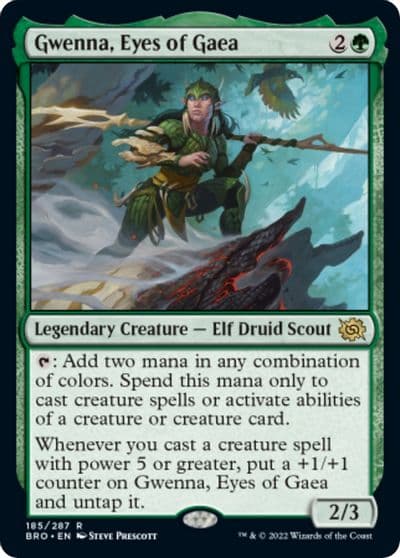 Gwenna Eyes of Gaea The Brothers' War Magic card
