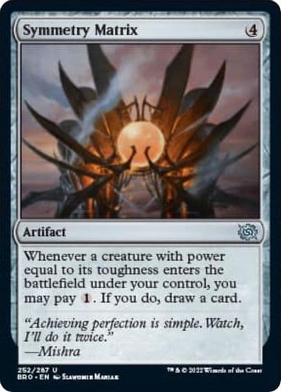 Symmetry Matrix The Brothers' War Magic card
