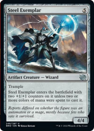 Steel Exemplar The Brothers' War Magic card