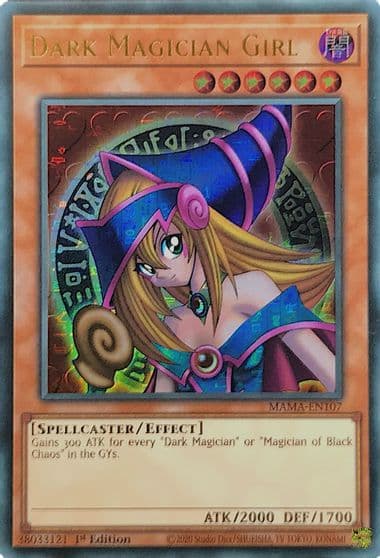 Dark Magician Girl Ultra Pharaohs Rare Magnificent Mavens Yu-Gi-Oh! card