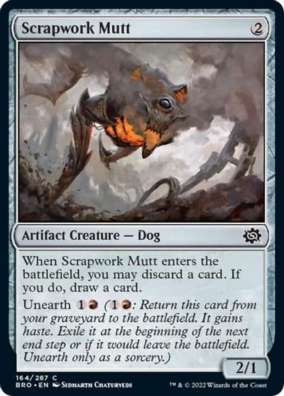 Scrapwork Mutt The Brothers' War Magic card