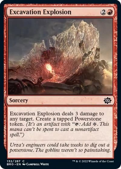 Excavation Explosion The Brothers' War Magic card