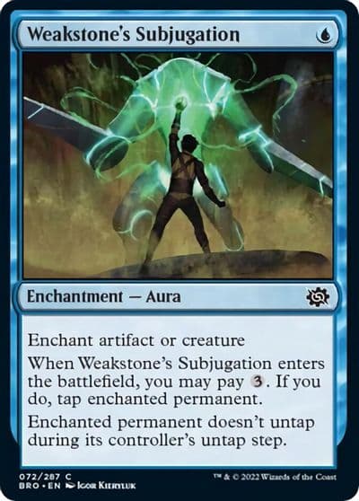 Weakstones Subjugation The Brothers' War Magic card