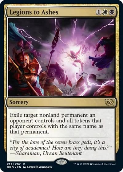 Legions to Ashes The Brothers' War Magic card