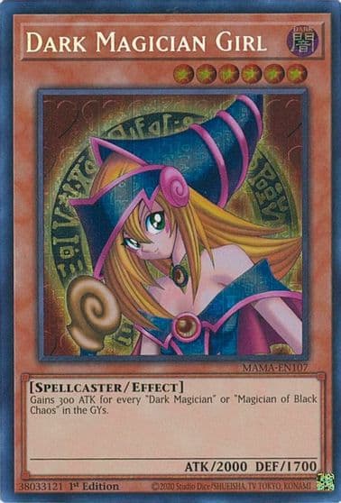 Dark Magician Girl Secret Pharaohs Rare Magnificent Mavens Yu-Gi-Oh! card