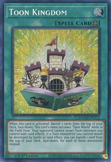Toon Kingdom Secret Pharaohs Rare Magnificent Mavens Yu-Gi-Oh! card