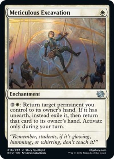 Meticulous Excavation The Brothers' War Magic card