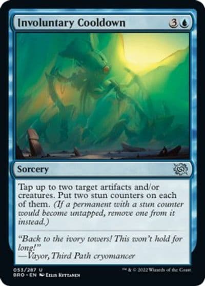 Involuntary Cooldown The Brothers' War Magic card