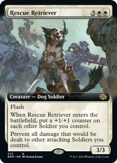 Rescue Retriever Extended Art The Brothers' War Magic card