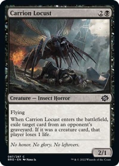 Carrion Locust The Brothers' War Magic card
