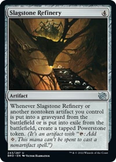 Slagstone Refinery The Brothers' War Magic card