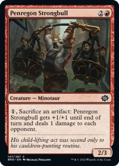 Penregon Strongbull The Brothers' War Magic card