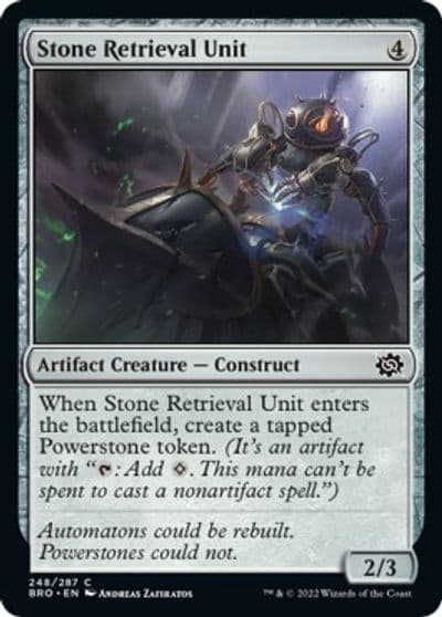Stone Retrieval Unit The Brothers' War Magic card