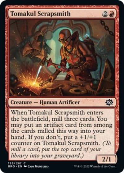 Tomakul Scrapsmith The Brothers' War Magic card