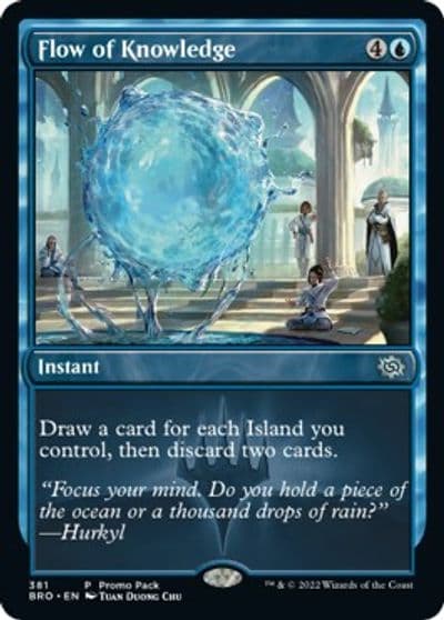 Flow of Knowledge Promo Pack: The Brothers' War Magic card