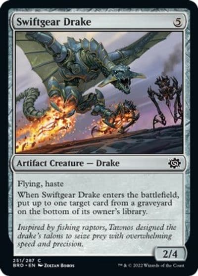 Swiftgear Drake The Brothers' War Magic card