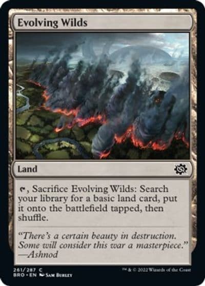 Evolving Wilds The Brothers' War Magic card