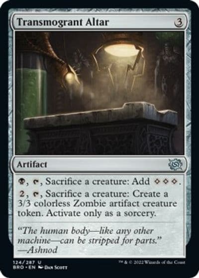 Transmogrant Altar The Brothers' War Magic card