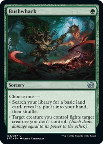 Bushwhack The Brothers' War Magic card