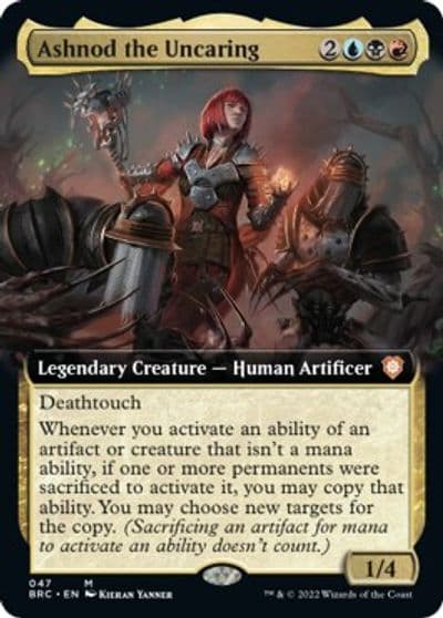 Ashnod the Uncaring Extended Art Commander: The Brothers' War Magic card