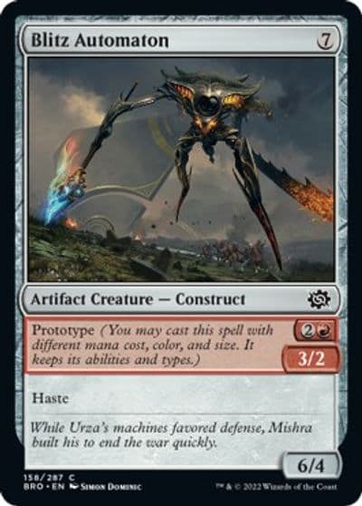 Blitz Automaton The Brothers' War Magic card