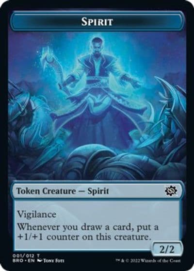 Spirit Token The Brothers' War Magic card