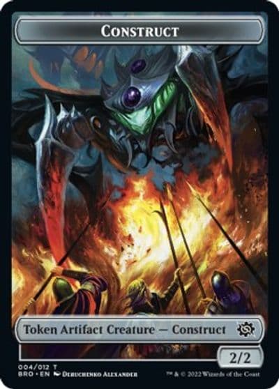 Construct Token 004 The Brothers' War Magic card