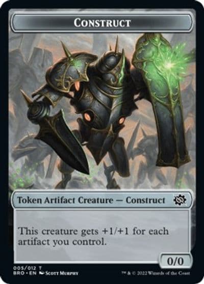 Construct Token 005 The Brothers' War Magic card